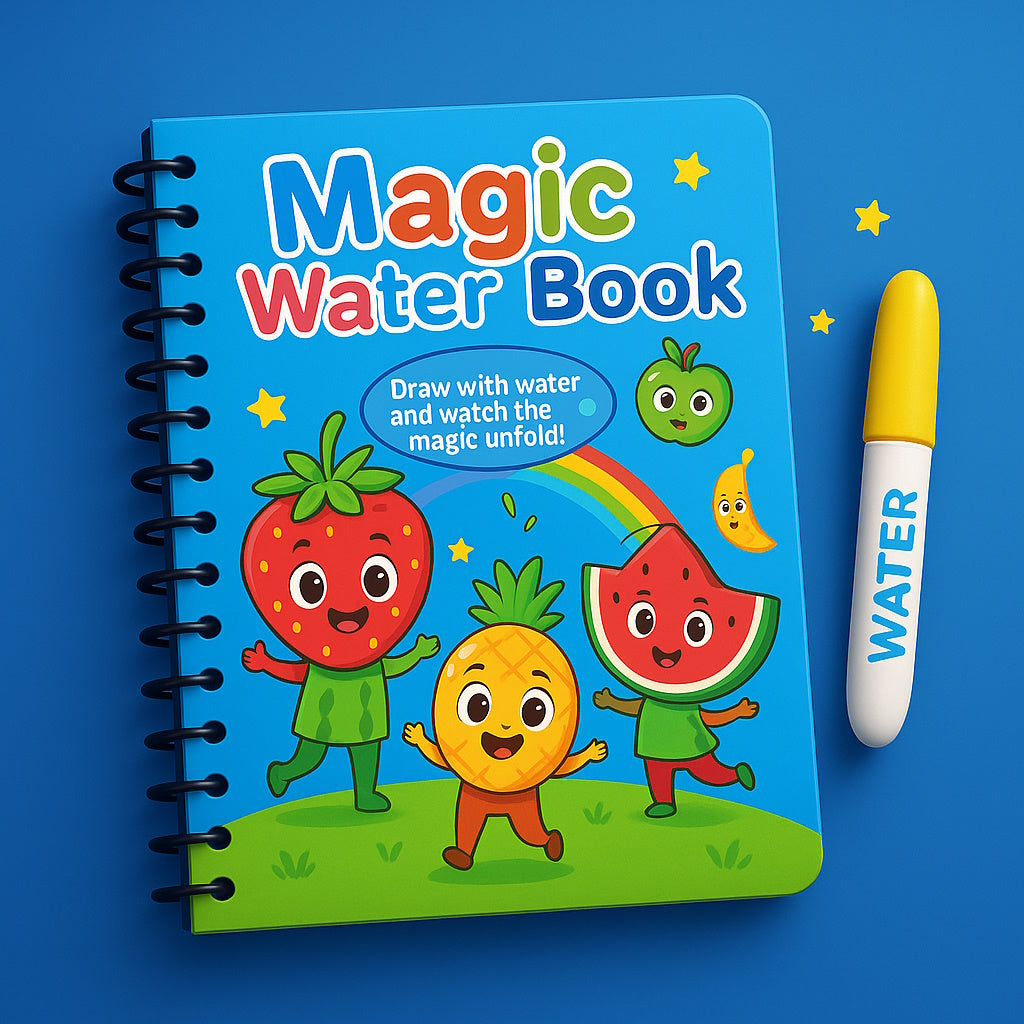 Carte de colorat Magică cu apă (2+1 Gratis)