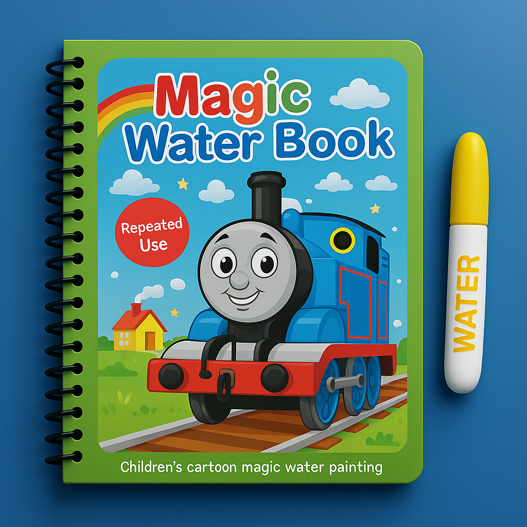 Carte de colorat Magică cu apă (2+1 Gratis)