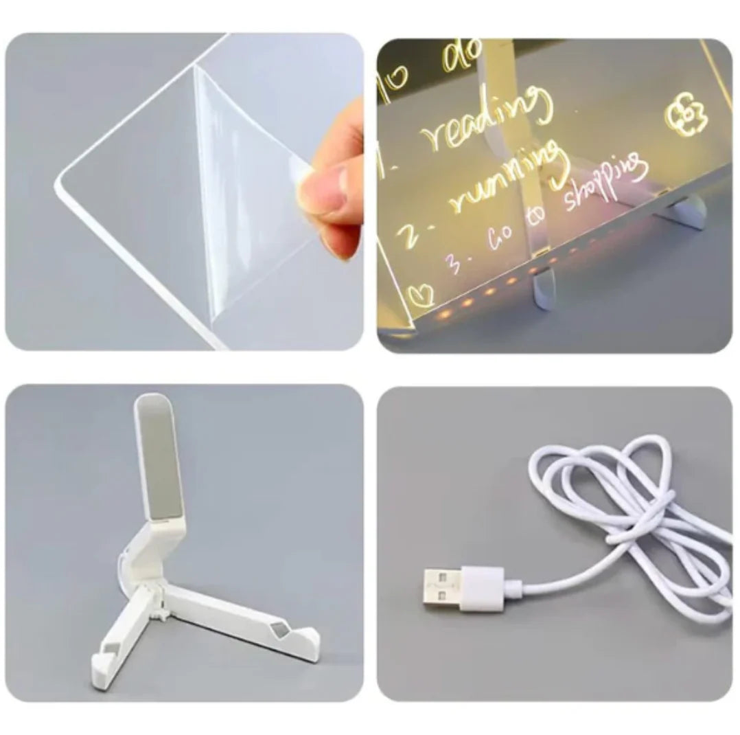 Tabla Magică GLOWEE + 7 Carioci + Lavetă de şters CADOU