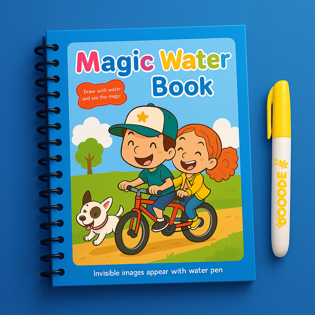 Carte de colorat Magică cu apă (2+1 Gratis)