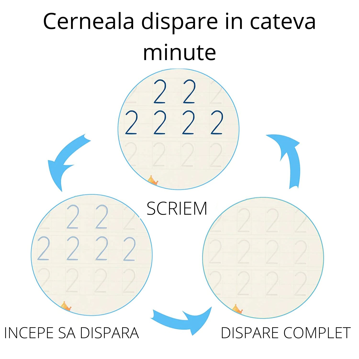 Set Caiete de Lucru cu Alfabet, Numere, Matematică, Desen